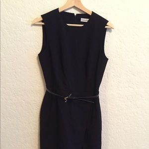 Calvin Klein black sleeveless sheath dress Size 4